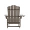 Flash Furniture Newport Adirondack Chair w/Cup Holder and Pull Out Ottoman, All-Weather HDPE, Brown, 2PK 2-LE-HMP-1044-110-BR-GG - alternate 2